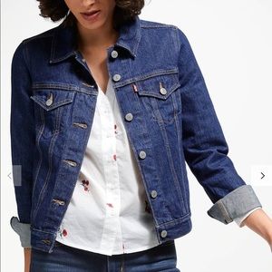 Levi's | Dark Wash Original‎ Trucker Denim Jacket Size S